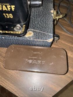 PFAFF 130 HEAVY DUTY SEWING MACHINE INDUSTRIAL-LEATHER-UPHOLSTERY-WithCASE