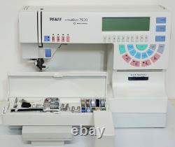 PFAFF 7570 Sewing/Embroidery Machine, Walking Foot, Heavy-Duty, 2-Yr. Warranty