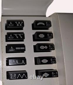 Pfaff 1222E Sewing Machine Vintage West Germany Electronic Heavy Duty