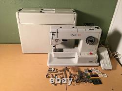 Pfaff 1222 Heavy Duty Sewing Machine With Cover Accessories Feet Bobbins