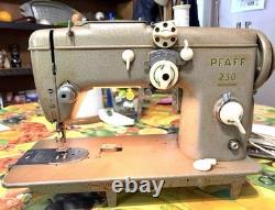 Pfaff 230 Sewing Machine Heavy Duty Motor Runs Needs Tune Up