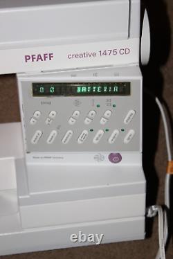 Pfaff Creative 1475 CD Heavy-Duty Sewing & Embroidery Machine w Accessories