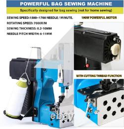 Portable Bag Sewing Machine, Heavy Duty Bag Closing Machine
