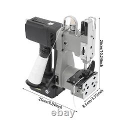 Portable Bag Sewing machine Heavy Duty Bag Closing Machine Silver 190W 18000rpm