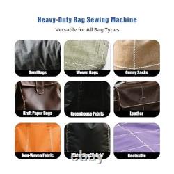 Portable Handheld Sewing Machine Heavy Duty Bag Closer for Burlap, Leather
