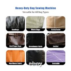 Portable Handheld Sewing Machine Heavy Duty Bag Closer for Burlap, Leather