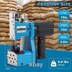 Portable Handheld Sewing Machine Heavy Duty Bag Closer for Burlap, Leather, Sa