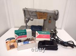 REDUCED 1963 Singer heavy duty 328k 328 Sewing Machine Attachments WORKS