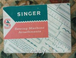 REDUCED 1963 Singer heavy duty 328k 328 Sewing Machine Attachments WORKS