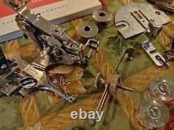 REDUCED 1963 Singer heavy duty 328k 328 Sewing Machine Attachments WORKS