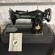 Rare Elite Sewing Machine Black & Gold- Singer 15 Clone Heavy Duty- Works