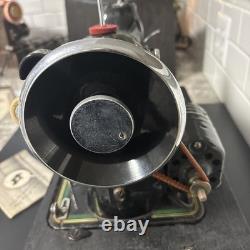 Rare Elite Sewing Machine Black & Gold- Singer 15 Clone Heavy Duty- Works