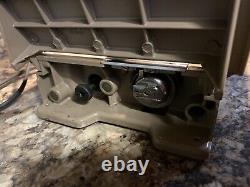 Rare Singer 301A Portable Heavy Duty Gear Drive Sewing Machine Tested