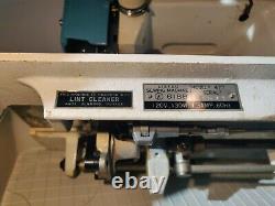 Rare Vintage White Sewing Machine Model 477 WithHeavy Duty Case &Some Owner Manual