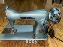 Restored Heavy-Duty Fleetwood Sewing Machine. High Torque Reduction Pulley. GA