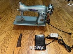 Restored Heavy-Duty Fleetwood Sewing Machine. High Torque Reduction Pulley. GA