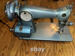 Restored Heavy-Duty Fleetwood Sewing Machine. High Torque Reduction Pulley. GA