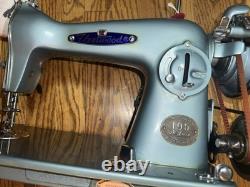 Restored Heavy-Duty Fleetwood Sewing Machine. High Torque Reduction Pulley. GA