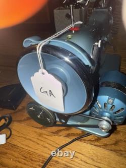Restored Heavy-Duty Fleetwood Sewing Machine. High Torque Reduction Pulley. GA