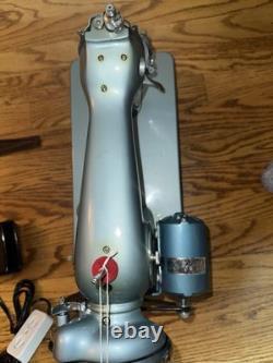 Restored Heavy-Duty Fleetwood Sewing Machine. High Torque Reduction Pulley. GA