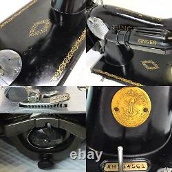 SERVICED Direct Drive Heavy Duty Vtg Singer Sewing Machine Denim Leather 15-91