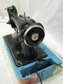 SERVICED Direct Drive Heavy Duty Vtg Singer Sewing Machine Leather 101 Like 201