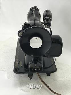 SERVICED Heavy Duty Vtg Singer 15-91 Sewing Machine Denim Leather Direct Drive