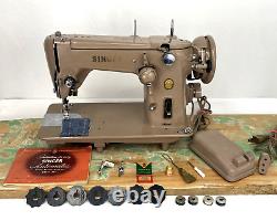 SERVICED Heavy Duty Vtg Singer Sewing Machine 306K Zig Zag Embroidery, Like 206K