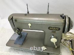 SERVICED PFAFF 60 Heavy Duty Industrial Vtg Sewing Machine Denim Leather (Steel)