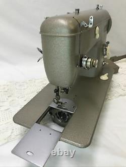 SERVICED PFAFF 60 Heavy Duty Industrial Vtg Sewing Machine Denim Leather (Steel)