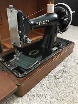 SERVICED Singer 99k Heavy Duty Sewing Machine SEWS LEATHER Canvas Denim