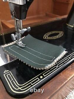 SERVICED Singer 99k Heavy Duty Sewing Machine SEWS LEATHER Canvas Denim