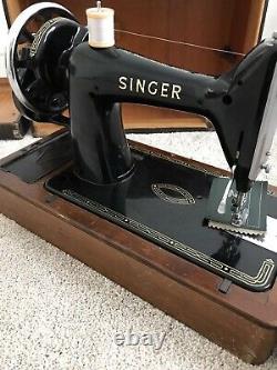 SERVICED Singer 99k Heavy Duty Sewing Machine SEWS LEATHER Canvas Denim