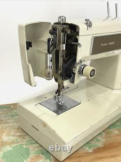 SERVICED Vtg Kenmore 1-Amp Heavy Duty Sewing Machine Free Arm Zig Zag 158.19400