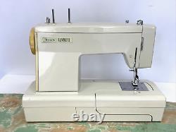 SERVICED Vtg Kenmore 1-Amp Heavy Duty Sewing Machine Free Arm Zig Zag 158.19400