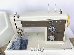 SERVICED Vtg Kenmore 1-Amp Heavy Duty Sewing Machine Free Arm Zig Zag 158.19400