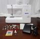 SERVICED White 2037 Mechanical Heavy Duty Free Arm 30+ Stitch Sewing Machine