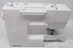 SERVICED White 2037 Mechanical Heavy Duty Free Arm 30+ Stitch Sewing Machine