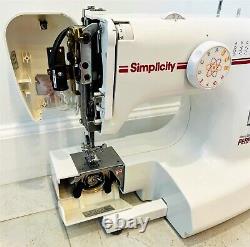 SIMPLICITY S110 Heavy Duty Sewing Machine with Manual & Extra Parts Tested Working