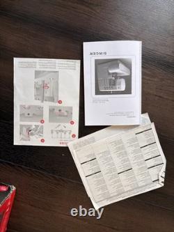 SINGER 14HD854 Heavy Duty Serger Overlock Machine + Pedal Manual Thread Accessor