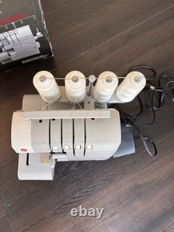 SINGER 14HD854 Heavy Duty Serger Overlock Machine + Pedal Manual Thread Accessor