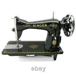 SINGER 15 15K Vintage Sewing Machine Heavy Duty Restored & Serviced by 3FTERS