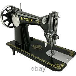 SINGER 15 15K Vintage Sewing Machine Heavy Duty Restored & Serviced by 3FTERS