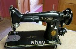 SINGER 1938 Model 201 SN# AE808080 Heavy Duty Sewing Machine VINTAGE PartsRepair