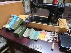 SINGER 201 Semi Industrial Heavy Duty Upholstery And Fabric Sewing Machine