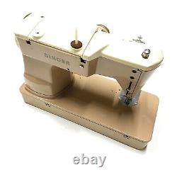 SINGER 401A Sewing Machine Slant-O-Matic Heavy Duty S8