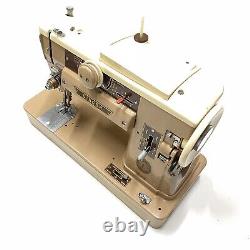 SINGER 401A Sewing Machine Slant-O-Matic Heavy Duty S8