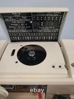 SINGER 401-A Slant-O-Matic Sewing Machine Vintage HEAVY DUTY Professional
