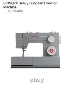 SINGER 4411 Heavy Duty 120W Portable Sewing Machine Grey