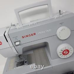 SINGER 4411 Heavy Duty 120W Portable Sewing Machine Grey NO FOOT READ